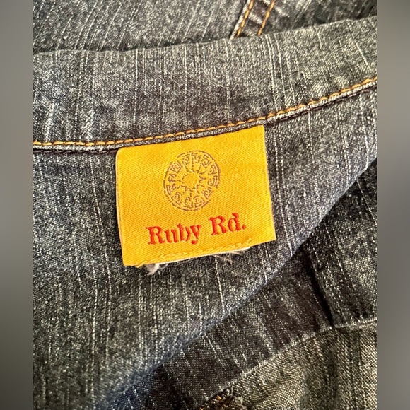 Ruby Rd embroidered denim jacket - Picture 4 of 4